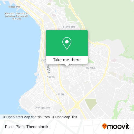 Pizza Plain map