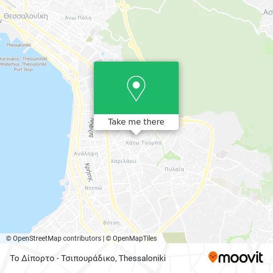 Το Δίπορτο - Τσιπουράδικο map