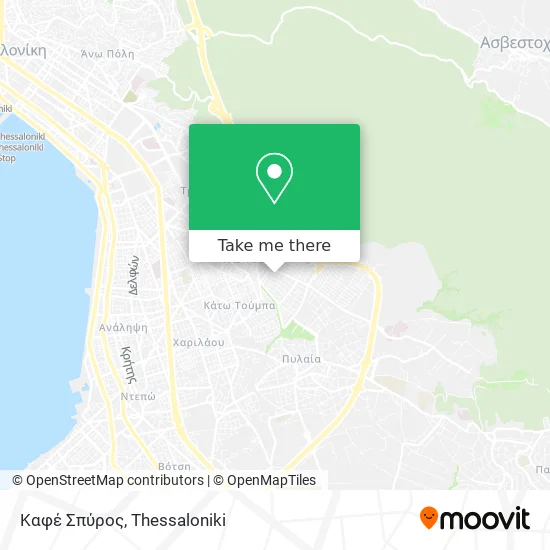 Καφέ Σπύρος map