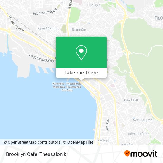 Brooklyn Cafe map