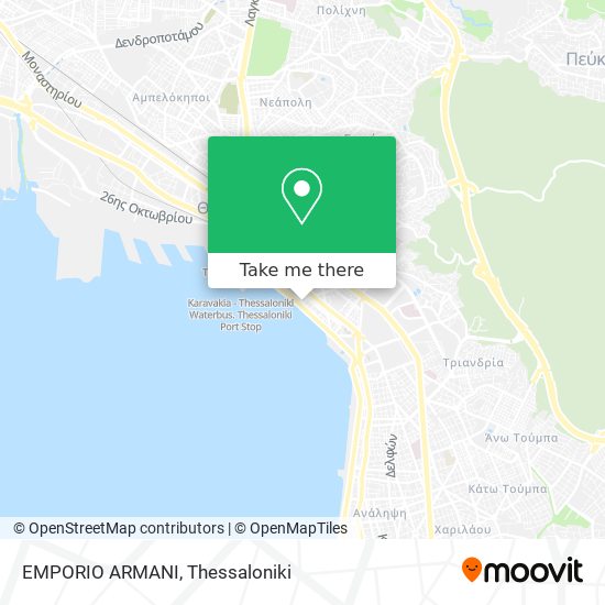 EMPORIO ARMANI map
