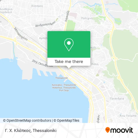 Γ. Χ. Κλέπκος map