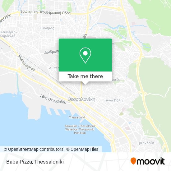 Baba Pizza map