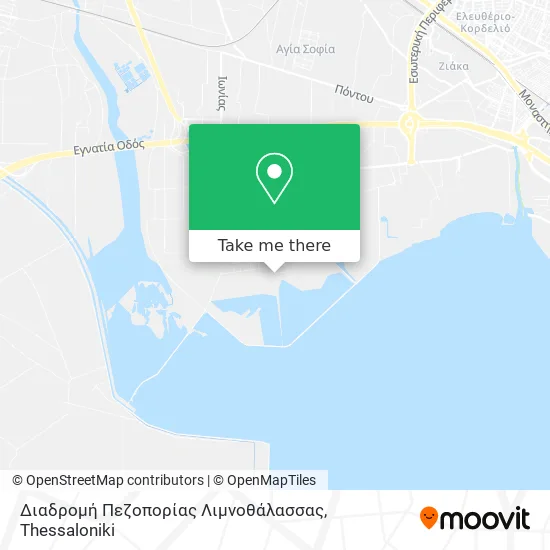 Διαδρομή Πεζοπορίας Λιμνοθάλασσας map