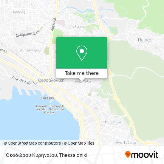 Θεοδώρου Κυρηναίου map