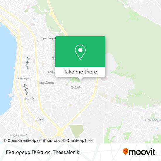 Ελαιορεμα Πυλαιας map