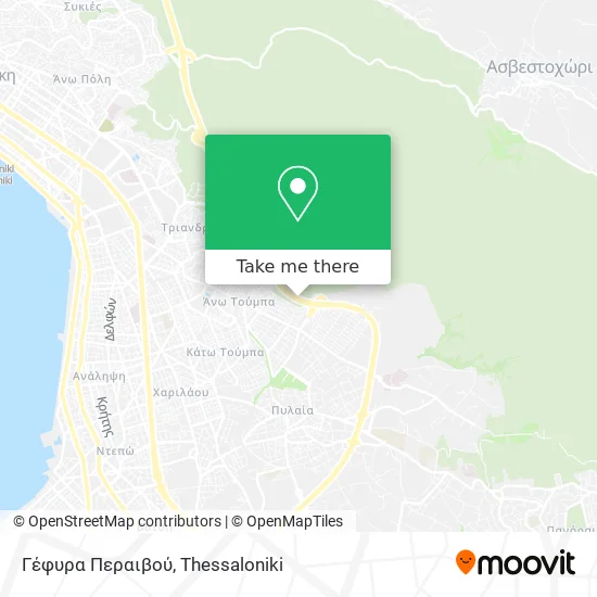 Γέφυρα Περαιβού map