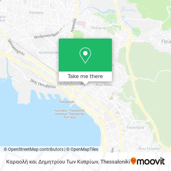 Καραολή και Δημητρίου Των Κυπρίων map