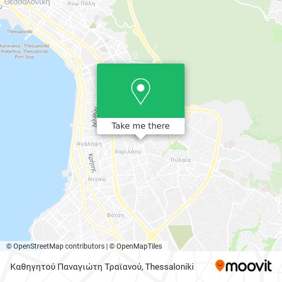 Καθηγητού Παναγιώτη Τραϊανού map