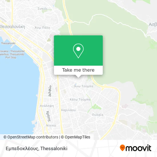 Εμπεδοκλέους map