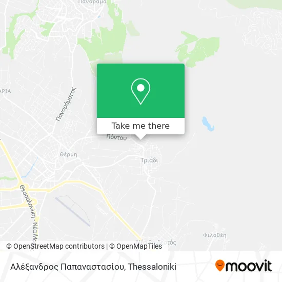 Αλέξανδρος Παπαναστασίου map
