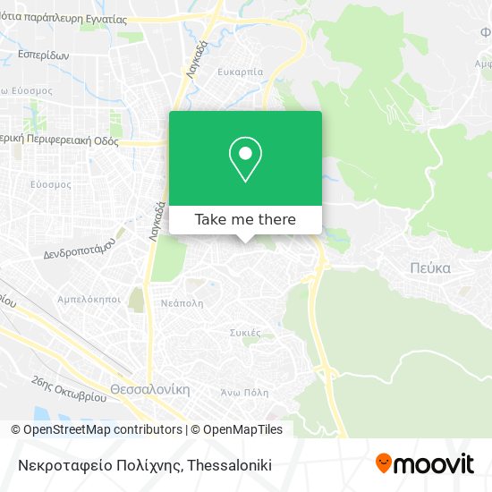 Νεκροταφείο Πολίχνης map