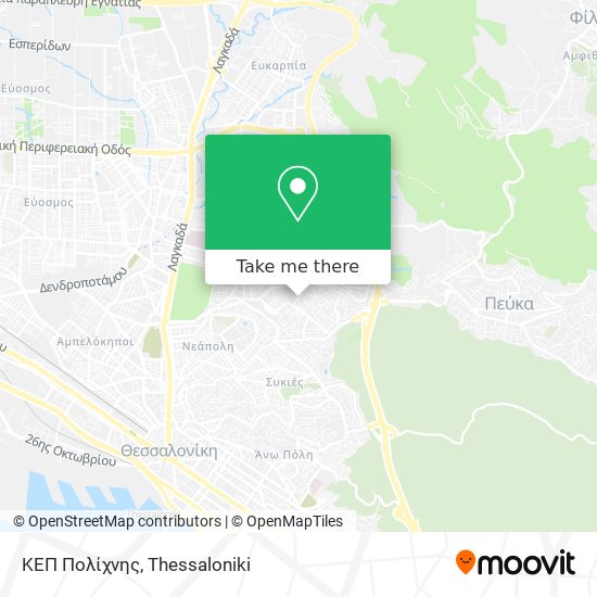 ΚΕΠ Πολίχνης map
