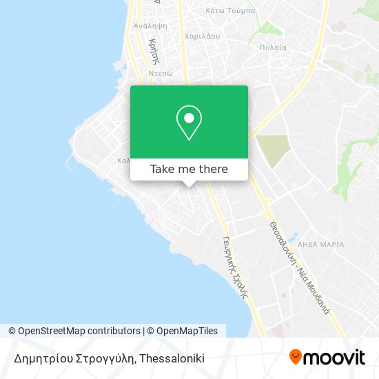 Δημητρίου Στρογγύλη map