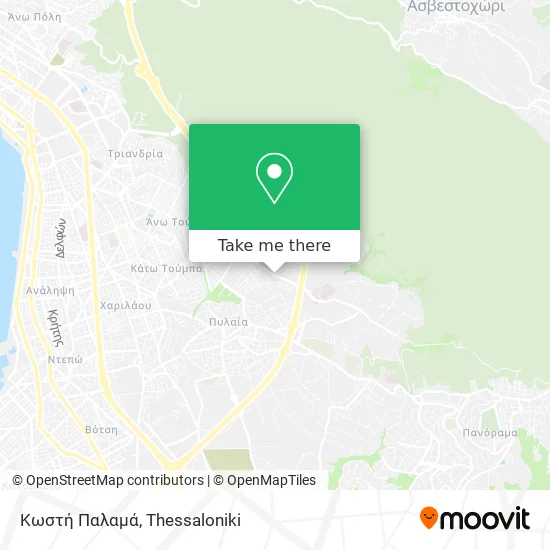 Κωστή Παλαμά map