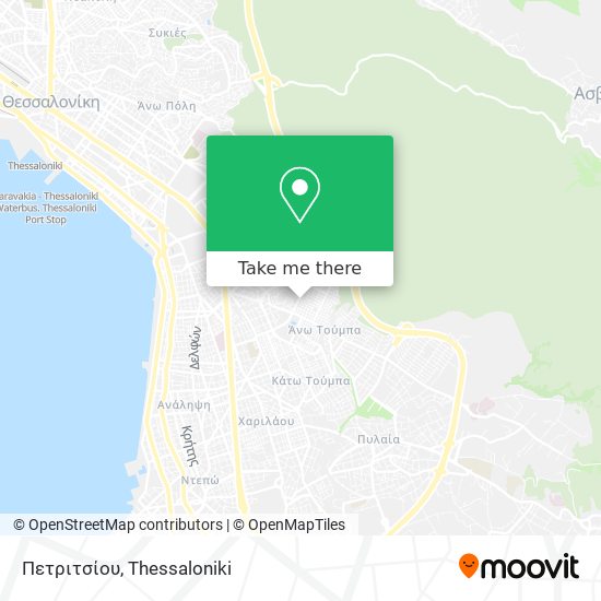 Πετριτσίου map