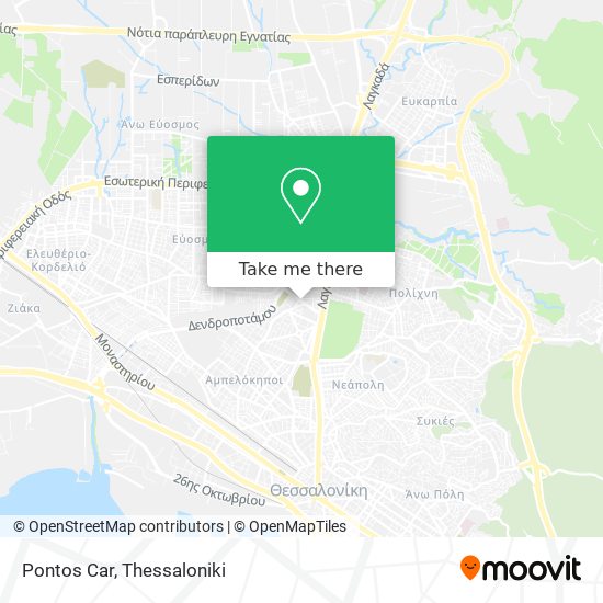 Pontos Car map
