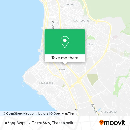 Αλησμόνητων Πατρίδων map