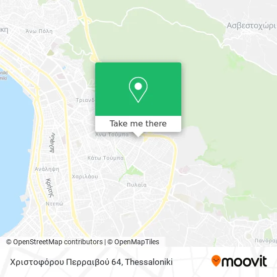 Χριστοφόρου Περραιβού 64 map