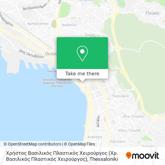 Χρήστος Βασιλικός Πλαστικός Χειρούργος map