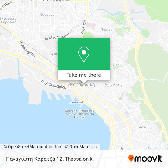 Παναγιώτη Καρατζά 12 map