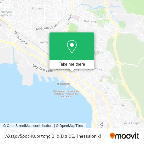 Αλεξανδρος-Κυριτσης Β. & Σια ΟΕ map