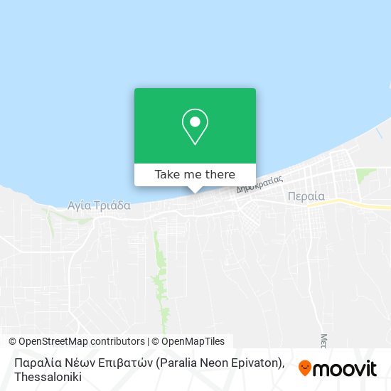 Παραλία Νέων Επιβατών (Paralia Neon Epivaton) map