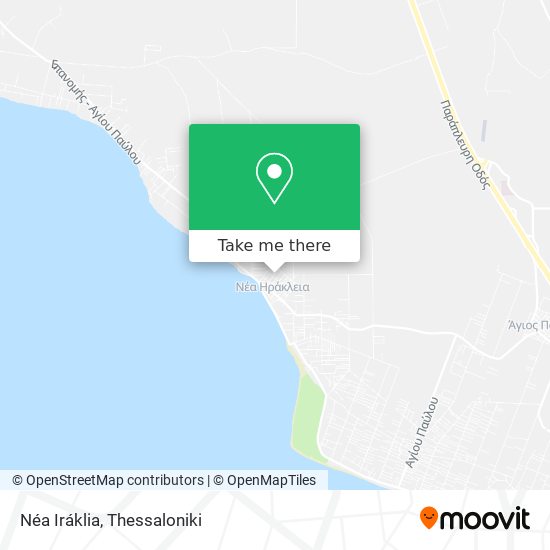 Néa Iráklia map