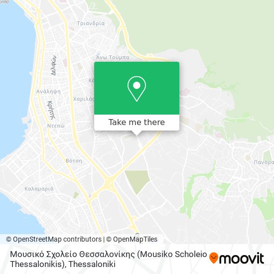 Μουσικό Σχολείο Θεσσαλονίκης (Mousiko Scholeio Thessalonikis) map