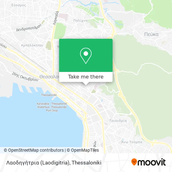 Λαοδηγήτρια (Laodigitria) map