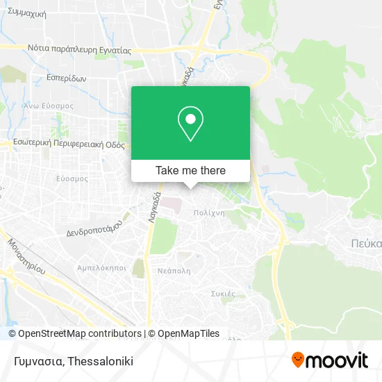Γυμνασια map