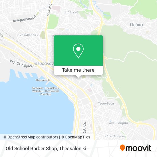 Old School Barber Shop map