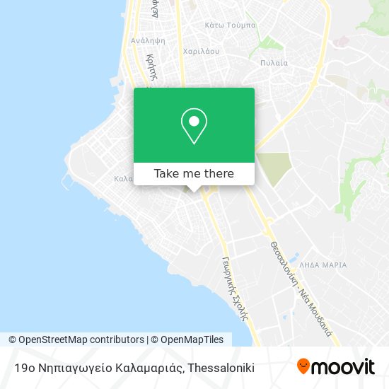 19ο Νηπιαγωγείο Καλαμαριάς map
