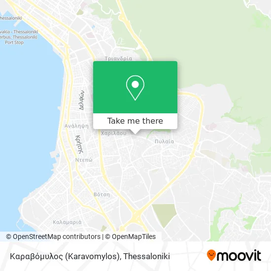 Καραβόμυλος (Karavomylos) map