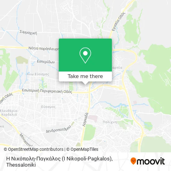 Η Νικόπολη-Παγκάλος (I Nikopoli-Pagkalos) map