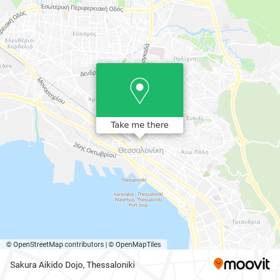 Sakura Aikido Dojo map