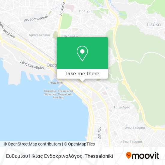 Ευθυμίου Ηλίας Ενδοκρινολόγος map