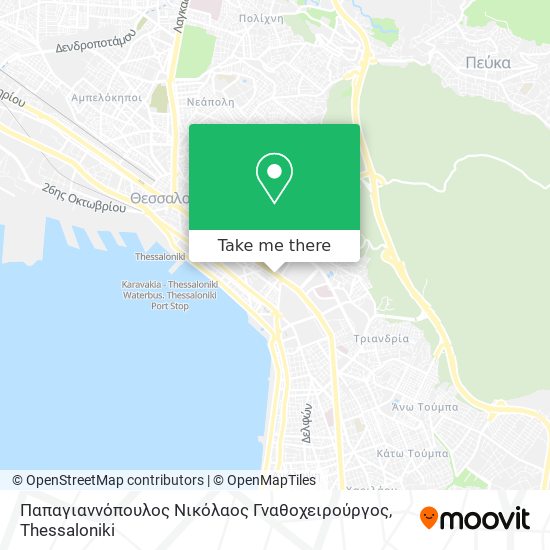 Παπαγιαννόπουλος Νικόλαος Γναθοχειρούργος map