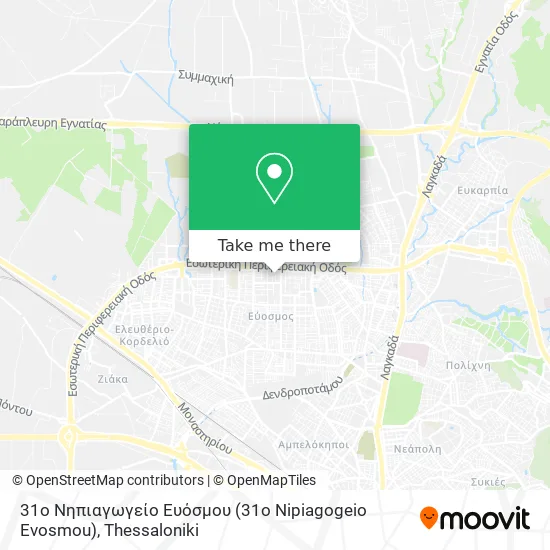 31ο Νηπιαγωγείο Ευόσμου (31o Nipiagogeio Evosmou) map
