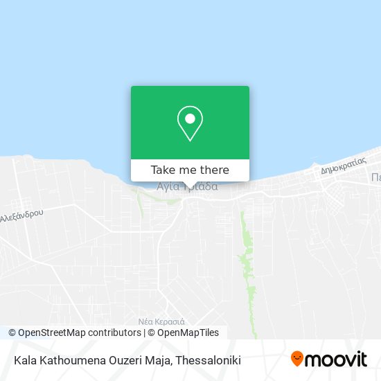 Kala Kathoumena Ouzeri Maja map