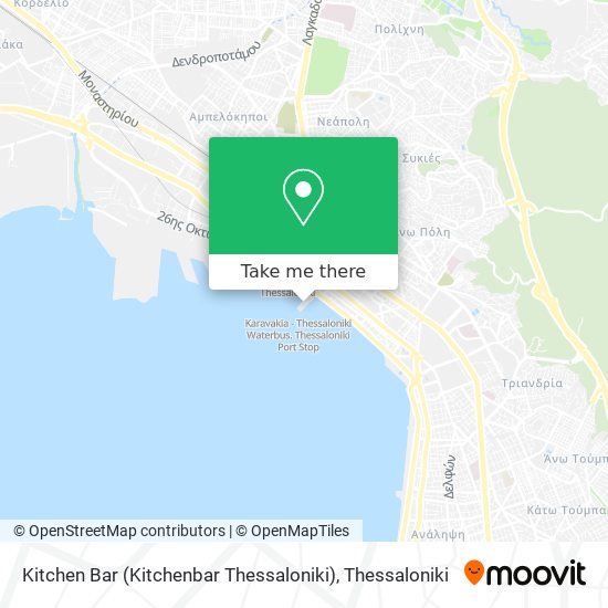 Kitchen Bar (Kitchenbar Thessaloniki) map