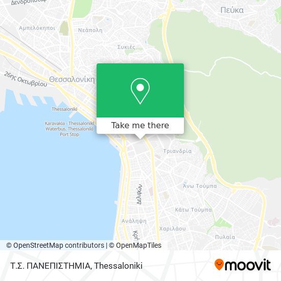 Τ.Σ. ΠΑΝΕΠΙΣΤΗΜΙΑ map