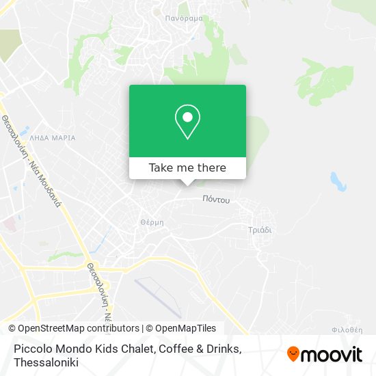Piccolo Mondo Kids Chalet, Coffee & Drinks map