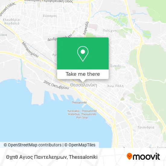Θχπθ Αγιος Παντελεημων map