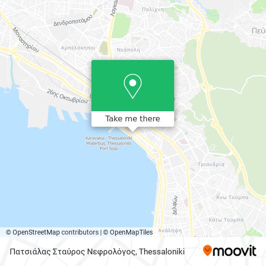 Πατσιάλας Σταύρος Νεφρολόγος map