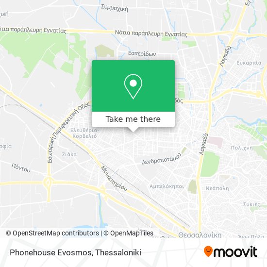 Phonehouse Evosmos map