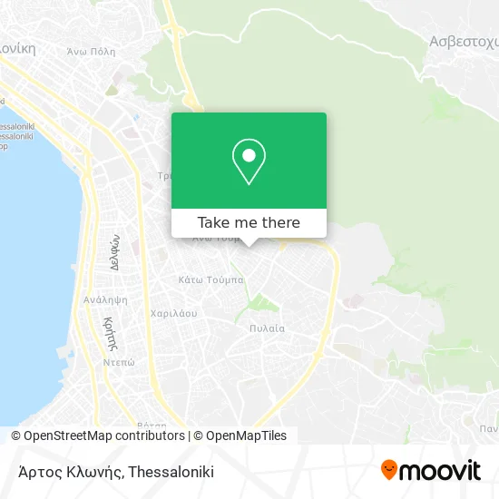 Άρτος Κλωνής map