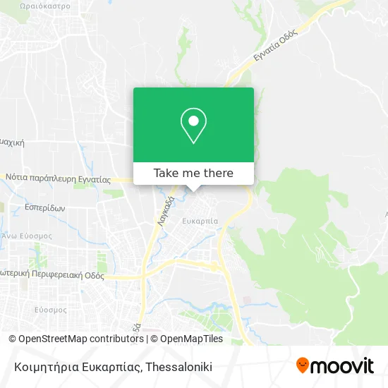 Κοιμητήρια Ευκαρπίας map