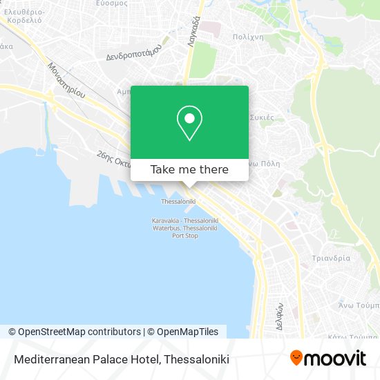 Mediterranean Palace Hotel map