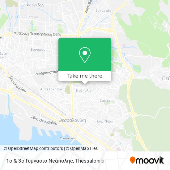 1ο & 3ο Γυμνάσιο Νεάπολης map